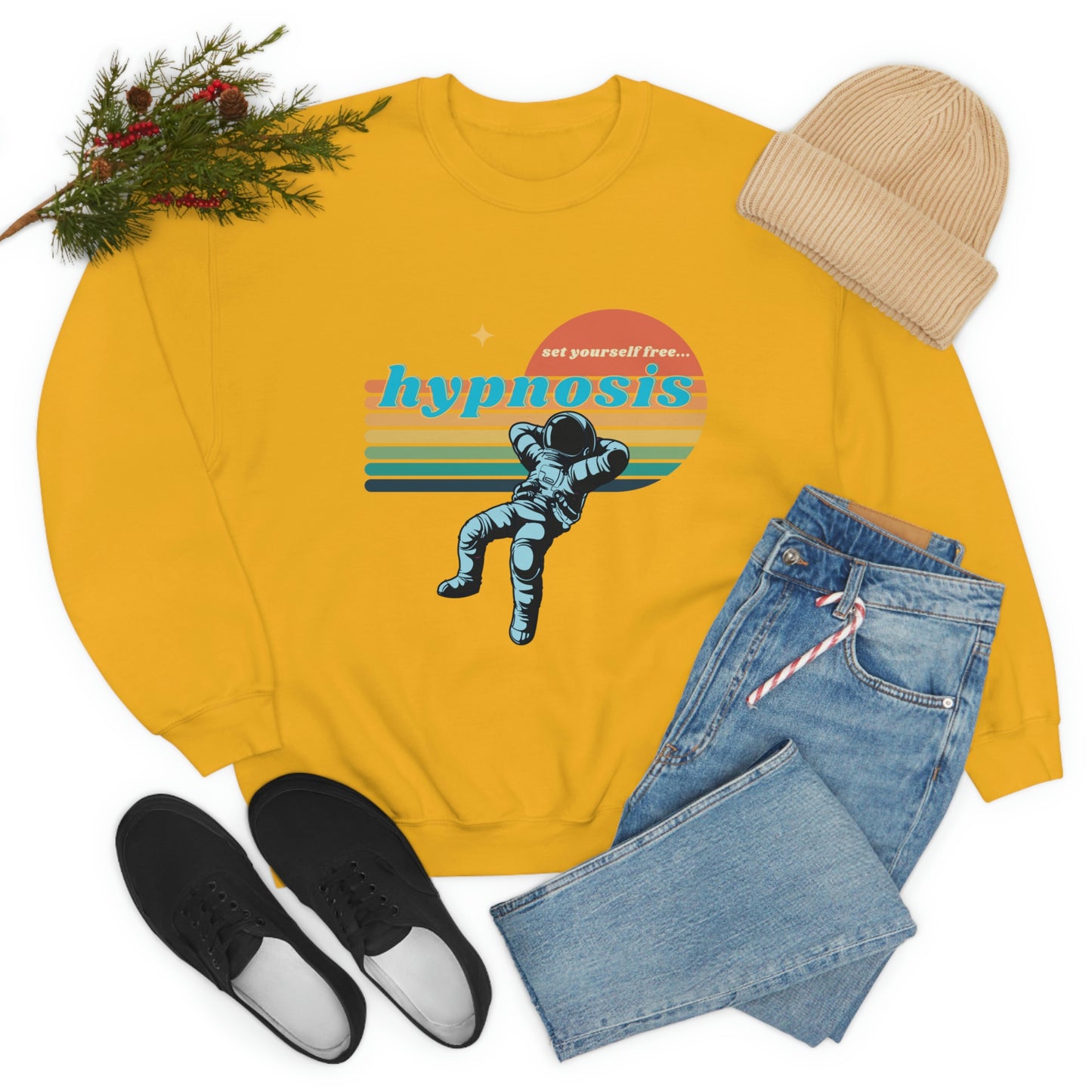 ❤️ Hypnosis Sweatshirt with CHC - Unisex Heavy Blend™ Crewneck Sweatshirt