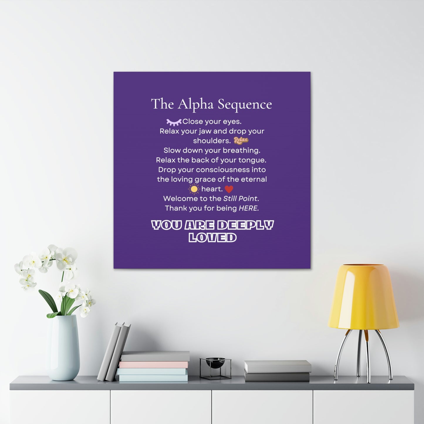 The Alpha Sequence : Hypnosis Induction Patter Canvas Gallery Wraps