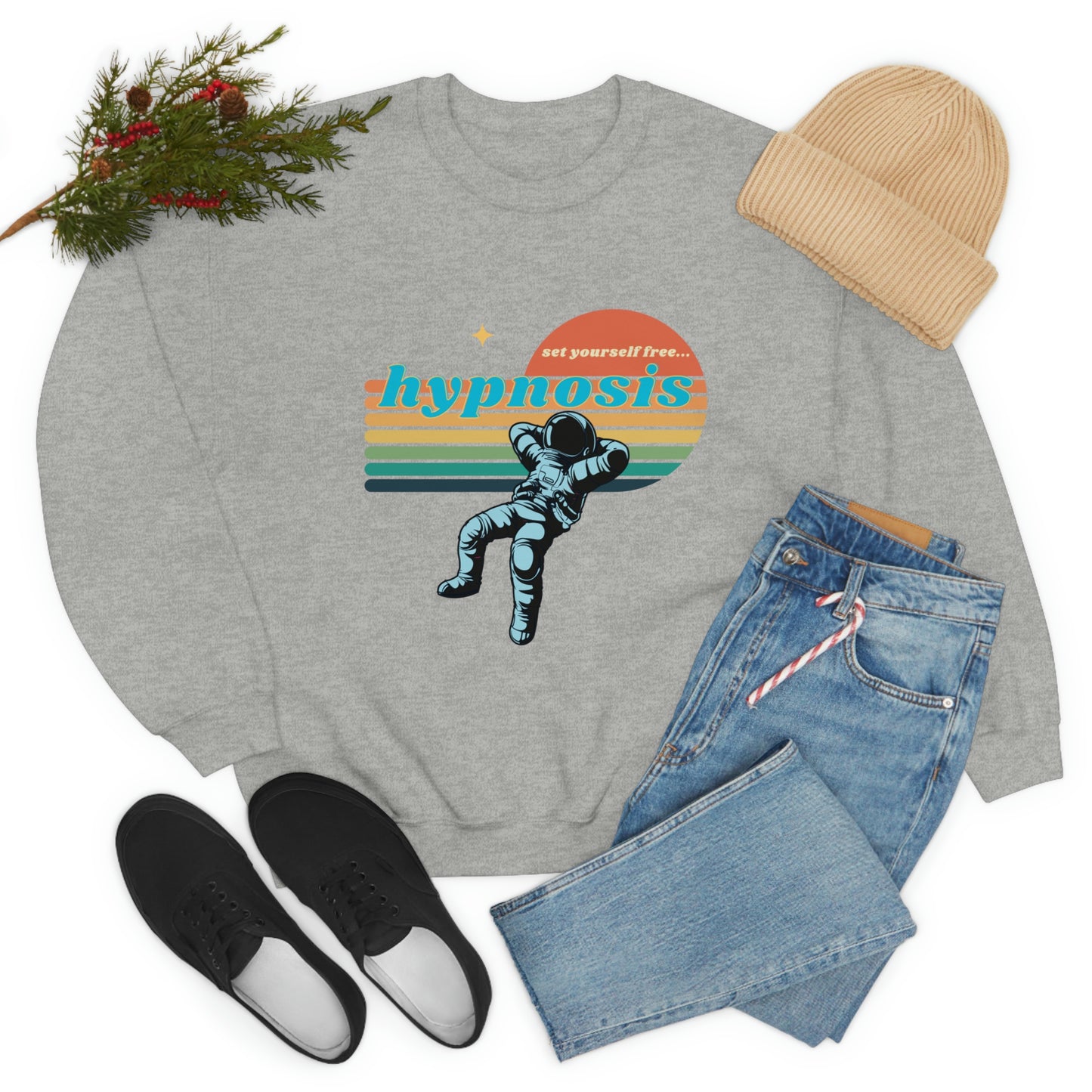 ❤️ Hypnosis Sweatshirt with CHC - Unisex Heavy Blend™ Crewneck Sweatshirt