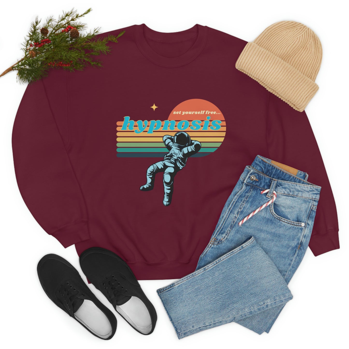 ❤️ Hypnosis Sweatshirt with CHC - Unisex Heavy Blend™ Crewneck Sweatshirt