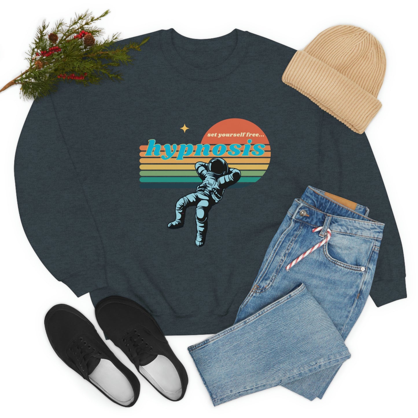 ❤️ Hypnosis Sweatshirt with CHC - Unisex Heavy Blend™ Crewneck Sweatshirt