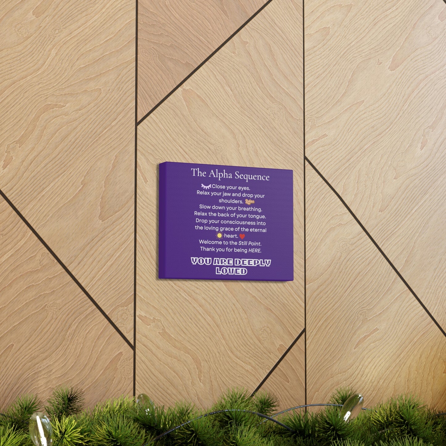 The Alpha Sequence : Hypnosis Induction Patter Canvas Gallery Wraps