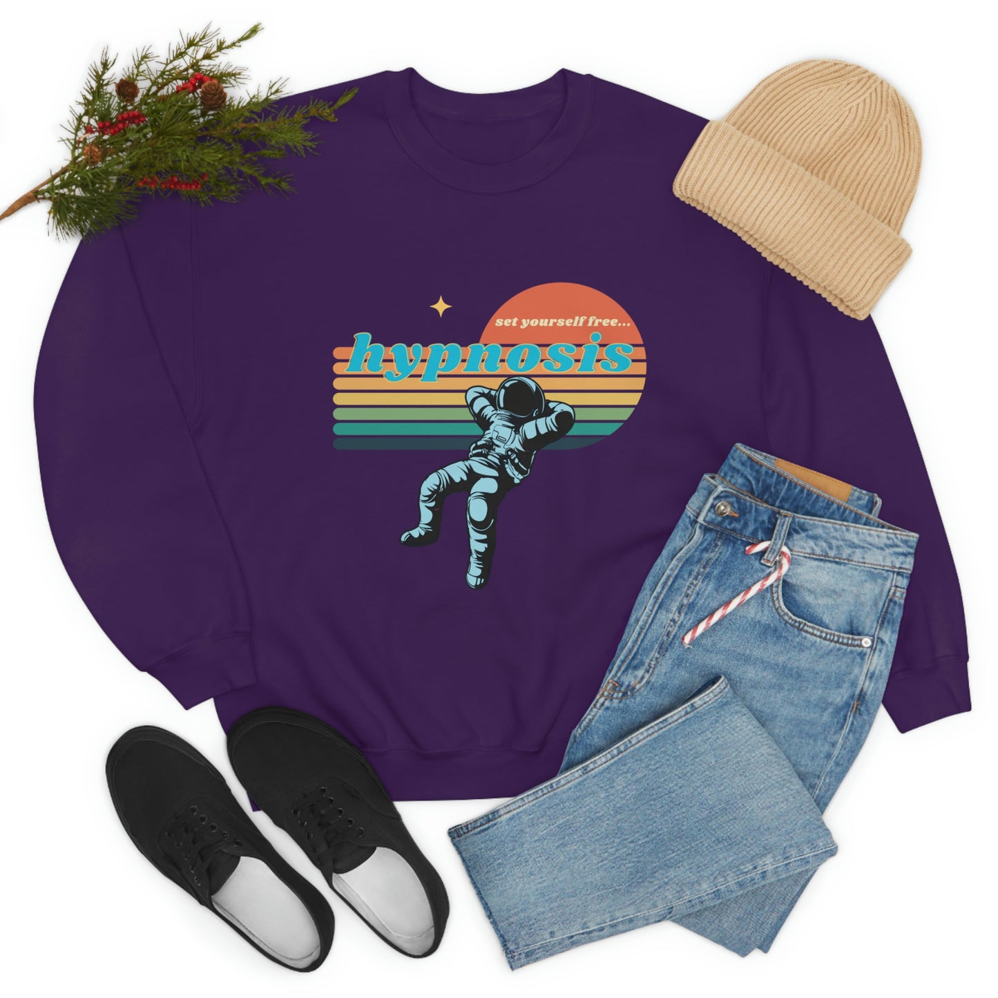 ❤️ Hypnosis Sweatshirt with CHC - Unisex Heavy Blend™ Crewneck Sweatshirt