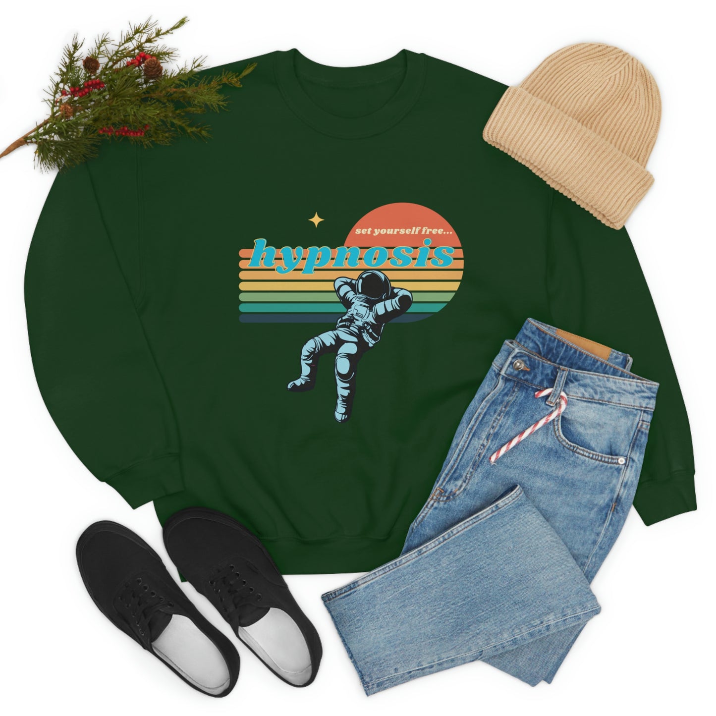 ❤️ Hypnosis Sweatshirt with CHC - Unisex Heavy Blend™ Crewneck Sweatshirt