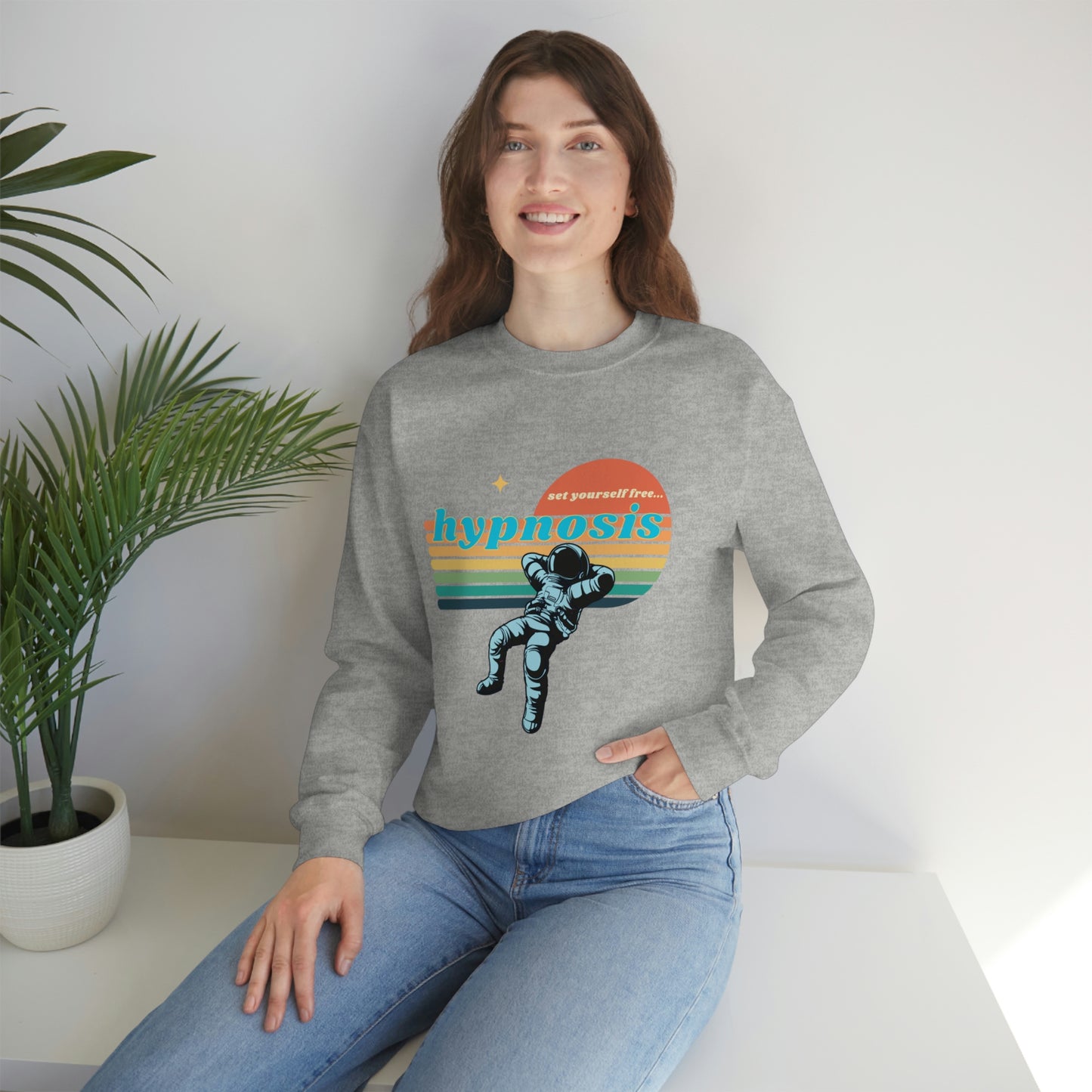 ❤️ Hypnosis Sweatshirt with CHC - Unisex Heavy Blend™ Crewneck Sweatshirt