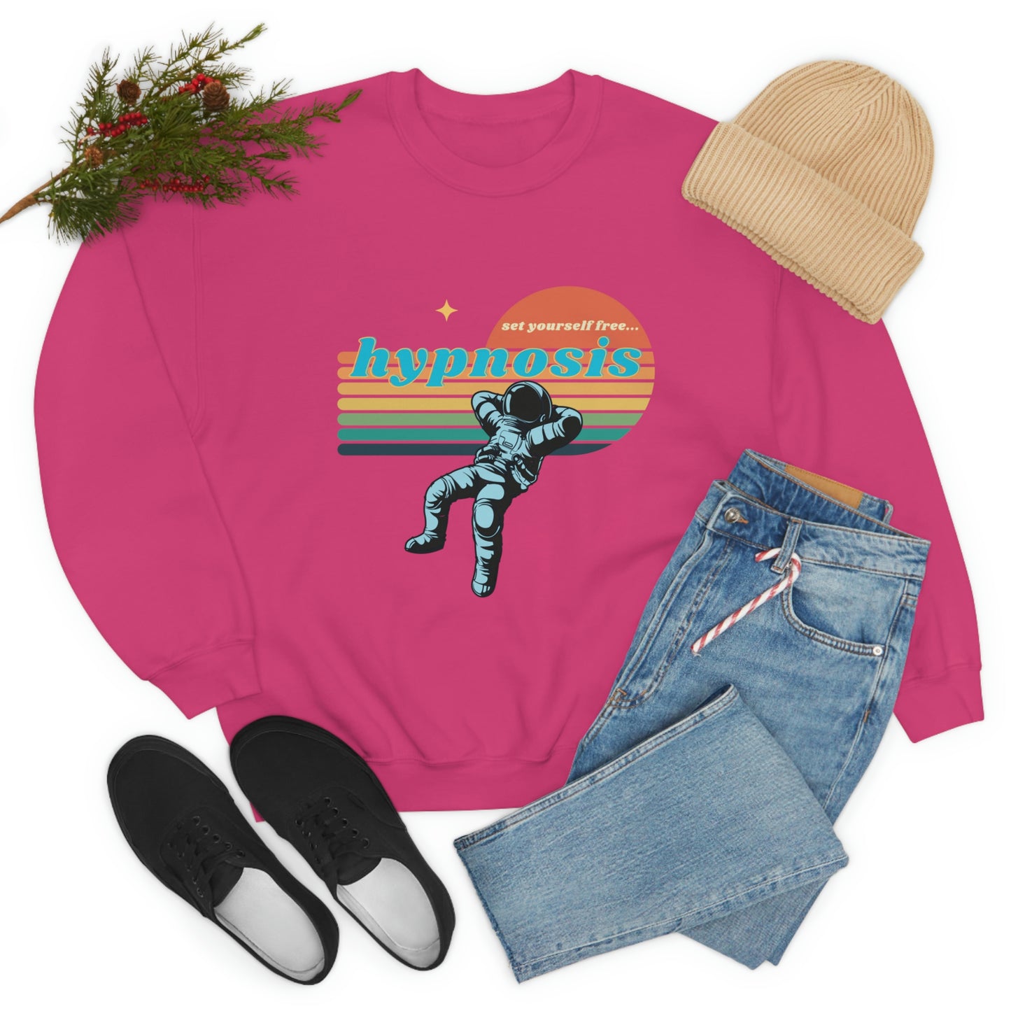❤️ Hypnosis Sweatshirt with CHC - Unisex Heavy Blend™ Crewneck Sweatshirt