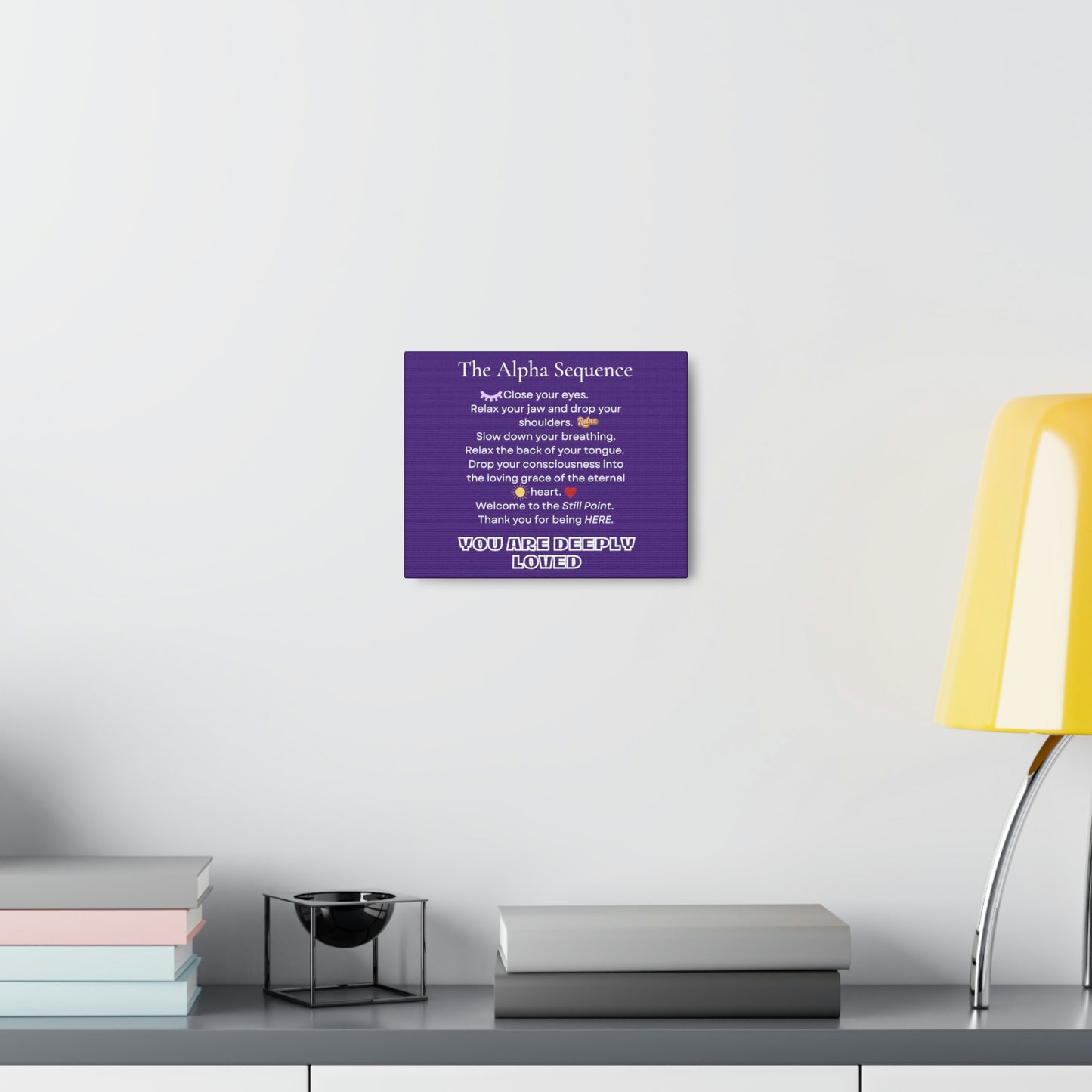The Alpha Sequence : Hypnosis Induction Patter Canvas Gallery Wraps