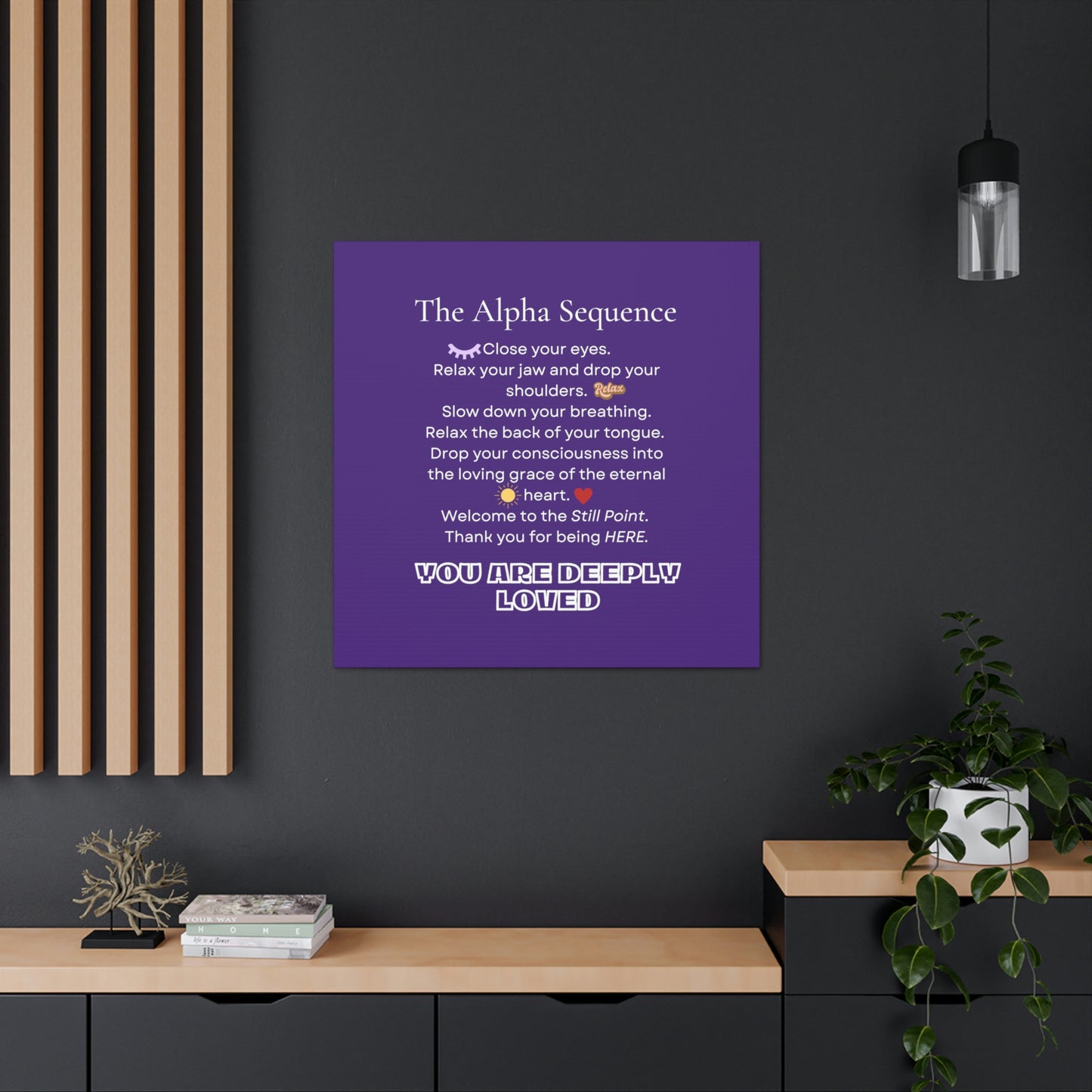 The Alpha Sequence : Hypnosis Induction Patter Canvas Gallery Wraps