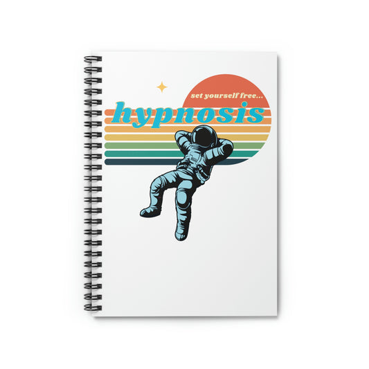 Hypnosis - set yourself free spiral journal notebook