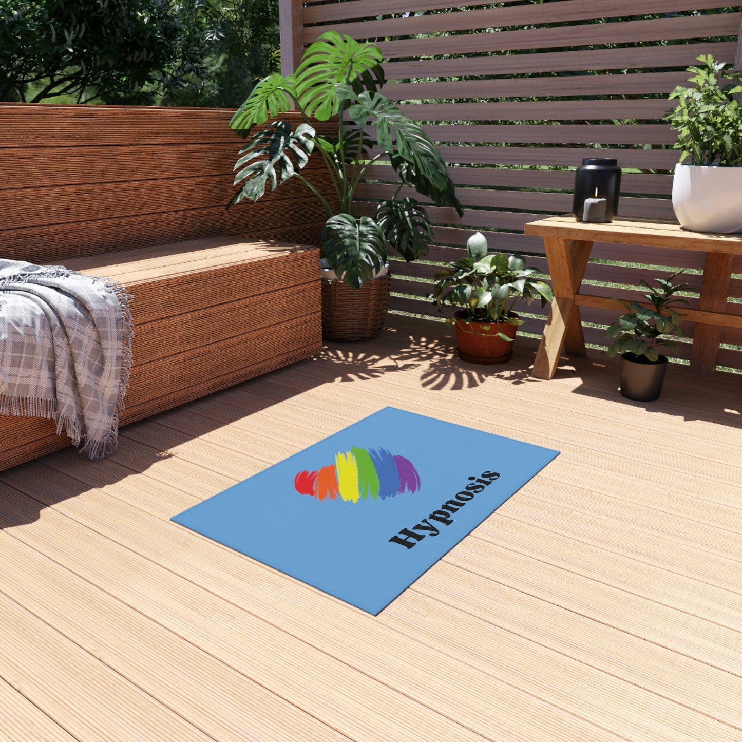 Love Hypnosis Outdoor Rug