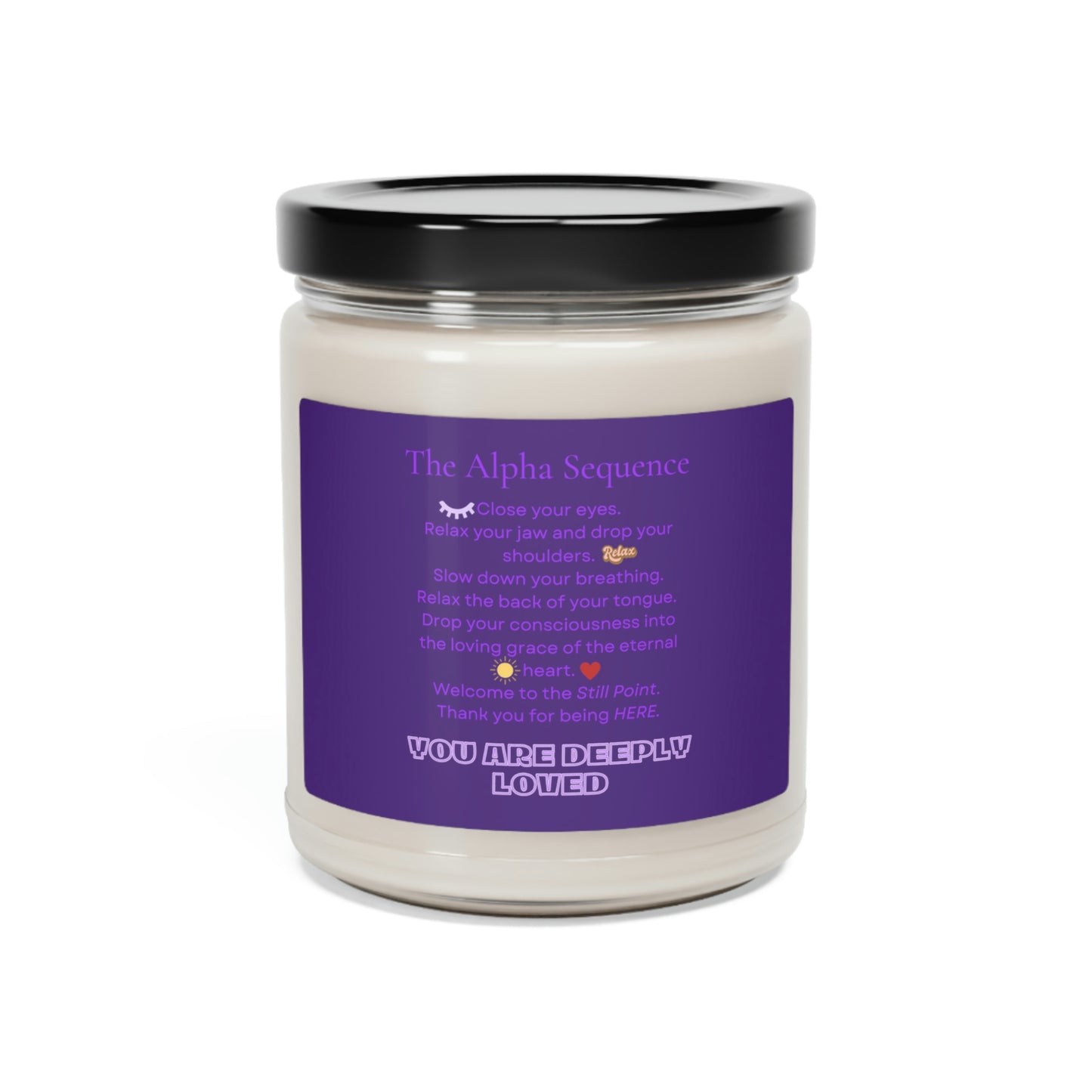 The Alpha Sequence Hypnosis Scented Soy Candle, 9oz