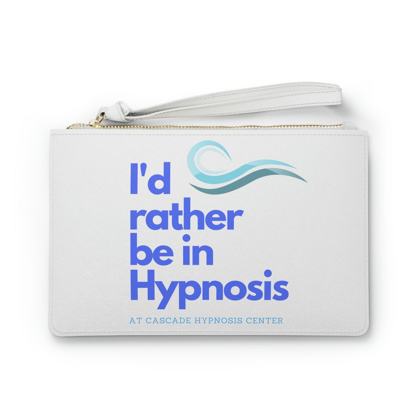 I'd rather be in hypnosis Vegan Leather Clutch Bag