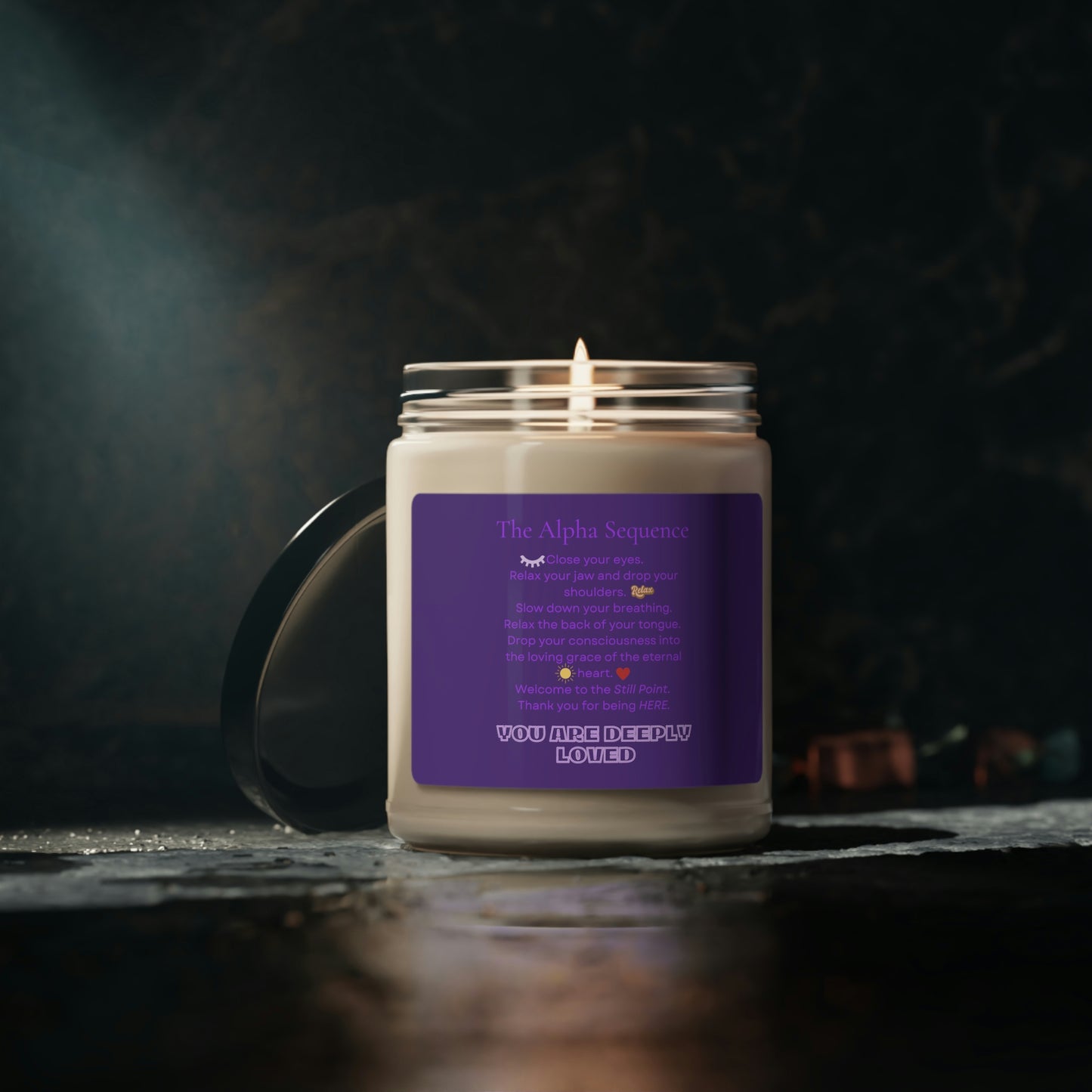 The Alpha Sequence Hypnosis Scented Soy Candle, 9oz
