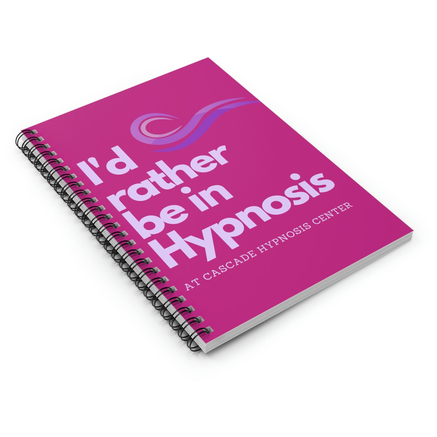 I'd rather be in Hypnosis spiral journal notebook