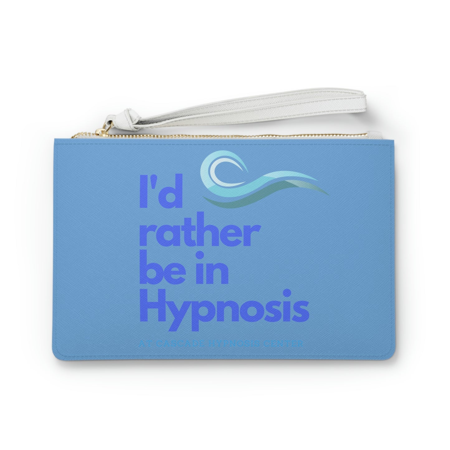 I'd rather be in hypnosis Vegan Leather Clutch Bag